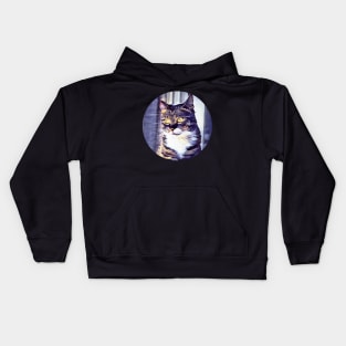 Dominant floppy cat Kids Hoodie